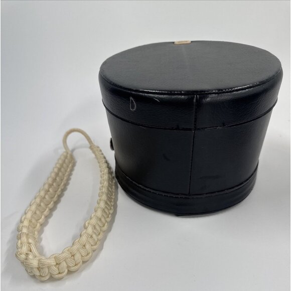 Vintage Marching Band Hat Medium Black Pluribus Eagle Costume Shako Maker w/Case - Picture 7 of 13